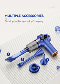 Wireless Vacuum Cleaner Dual Use for Home and Car High Power Home Appliance With display Screen Carpet Sofa Car Cleaner