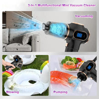 Wireless Vacuum Cleaner Dual Use for Home and Car High Power Home Appliance With display Screen Carpet Sofa Car Cleaner